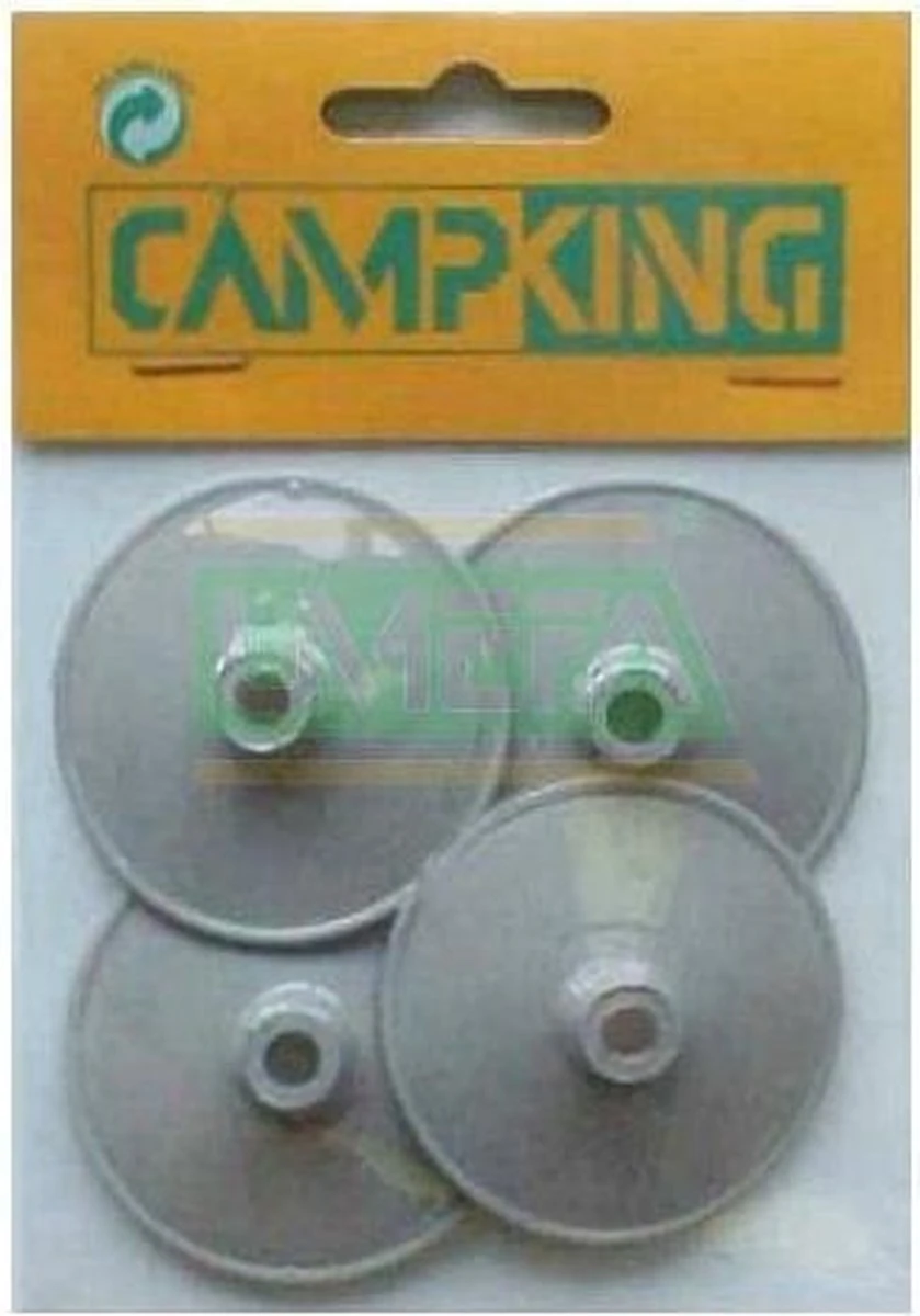 Campking Regenkapje 50 Mm Kunststof Zak 4 Stuks - Afbeelding 2