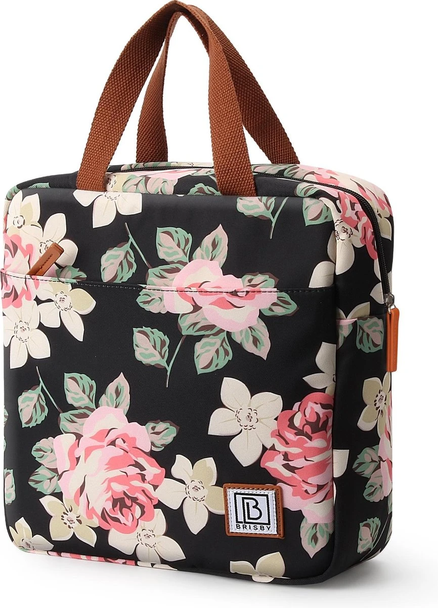 Brisby 4 Laags Geïsoleerde Koeltas - Lunchtas 7 Liter - Bloemetjes - Afbeelding 2