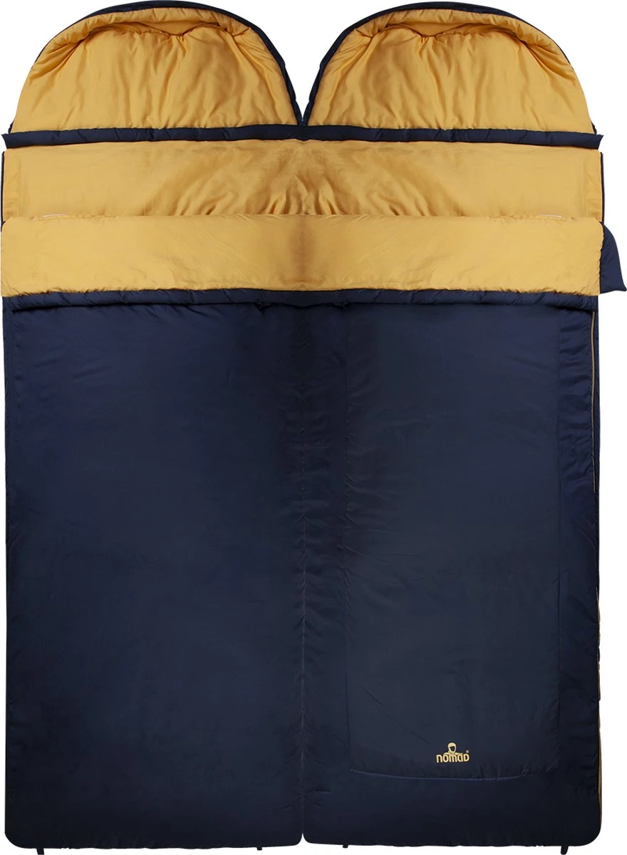 NOMAD® Aztec Comfort Slaapzak | 220x80cm Blauw | Lichtgewicht & Kwalitatief | Dekenmodel Slaapzak | Incl Hoes - Afbeelding 4