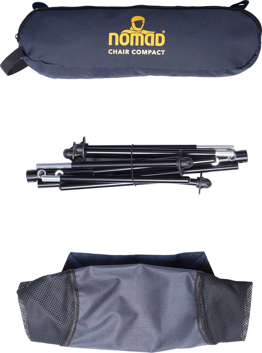 NOMAD® Campingstoel Compact | Ultra Lichtgewicht | Gemakkelijk Meenemen | Supersterk | Comfortabel | Snel Op Te Zetten - Afbeelding 10