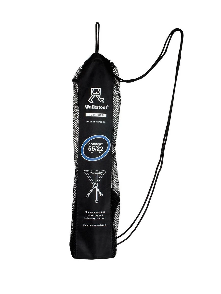 Walkstool - 3-Poots Krukje - Comfort 55 Cm - Verstelbaar - Zwart - Afbeelding 4