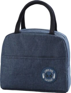 Lunch Bag - Blauw | Koeltas | Polyester / Nylon | 23x15x20 Cm | Fashion Favorite