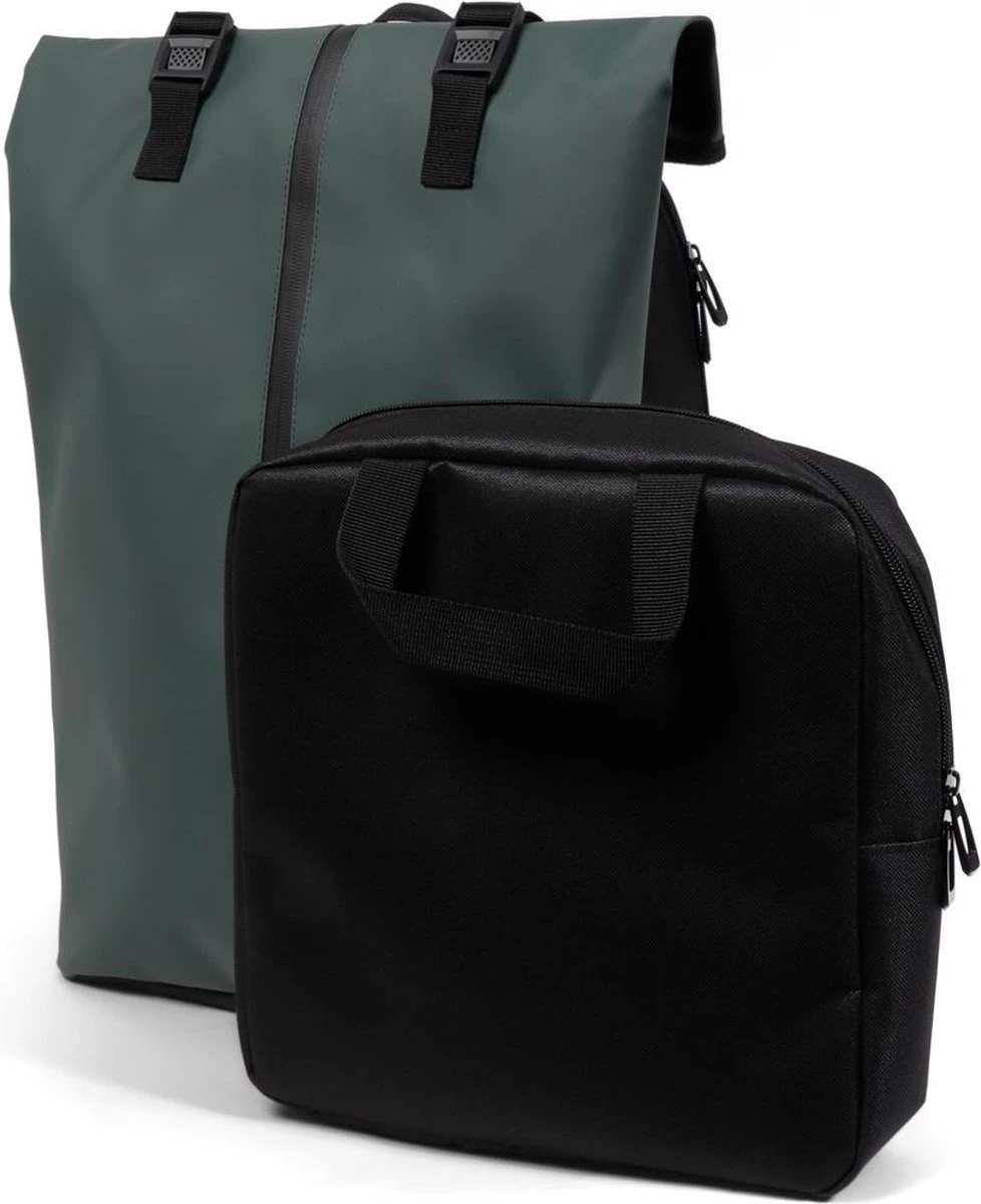 Norländer Picknick Rugtas - Koeltas - Inclusief Bestek - Groen - Afbeelding 6