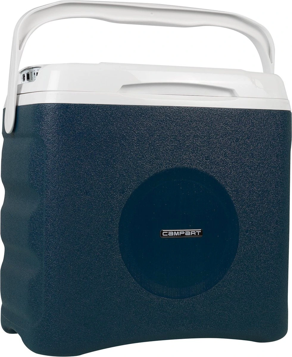 Campart Koelbox XL CB-8630 - Coolbox 12V En 230V - 30 Liter - Te Gebruiken Met USB-powerbank - Blauw