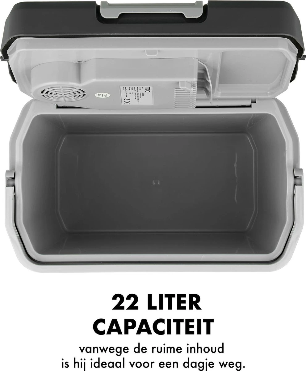 MOA - Thermo-elektrische Koelbox - Met Verwarmingsfunctie - 12V En 230V - 22 Liter - Grijs -ECW22 - Afbeelding 6