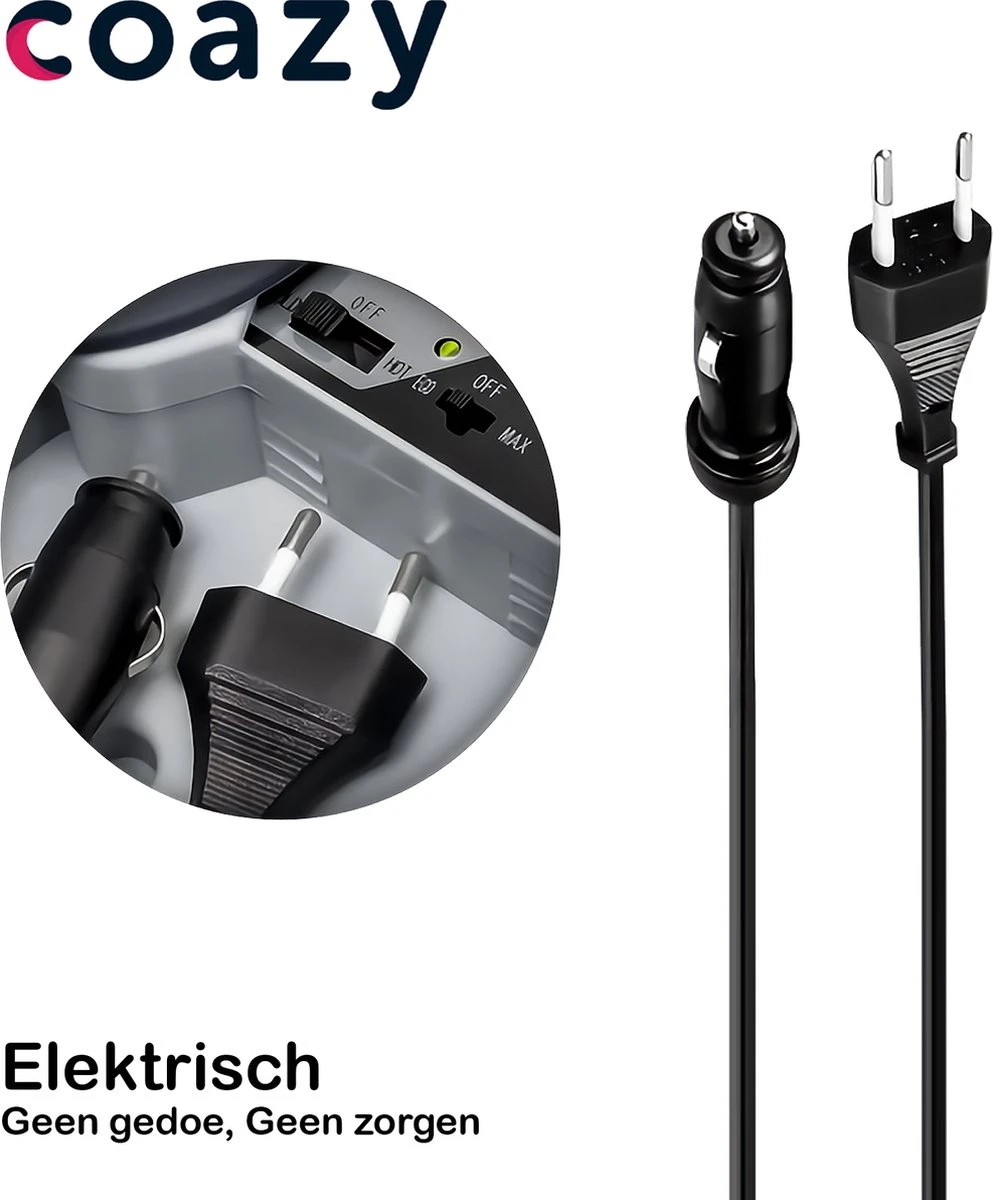 Koelbox Met Wielen Voor Auto & Camping Warm En Koud 40L - Frigobox Elektrisch 12v 230 Volt - MiniBar - Mini Koelkast | Verkoelt En Verwarmt | Eco-modus - Minibar - Mini Koelkast - Afbeelding 3